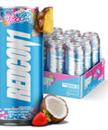 REDCON1 Energy High Performance Drink, Freedom Frost - Zero Sugar Energy Drink with Alpha GPC Nootropic - 200mg Natural Caffeine from Green Coffee Beans - Vitamin B6, B12 & B5 to Boost Mood (12 ct)