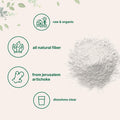 Micro Ingredients Organic Inulin FOS Powder (Jerusalem Artichoke) 2.2 Pounds (35 Ounce) Quick Water Soluble Prebiotic Intestinal Support for Colon and Gut Health Fibers for Smoothie & Drinks Vegan Friendly