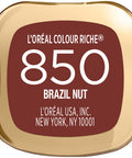 L'Oreal Paris L OrEal Colour Riche Original Creamy Hydrating Satin Lipstick With Argan Oil And Vitamin E Brazil Nut 1 Count