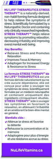 Nulife Therapeutics By Nulife Vitamins Nulife Therapeutics By Nulife Vitamins Stress Therapy - Natural Remedy 60 Count