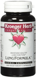 Kroeger Herb Lung Formula Capsules, 100 Count