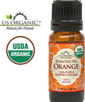 US Organic 100% Pure Sweet Orange Essential Oil - USDA Certified Organic - 10 ml