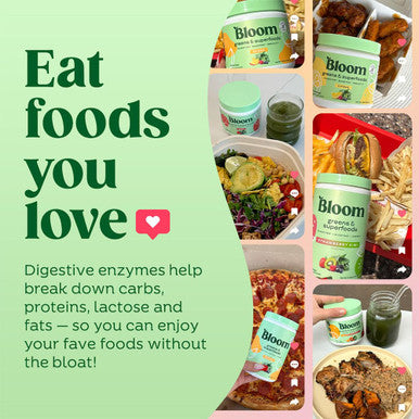 Bloom Nutrition Superfood Greens Powder Digestive Enzymes with Probiotics and Prebiotics Gut Health Bloating Relief Berry + Milk Frother High Powered Hand Mixer