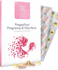 Healthspan PregnaPure Pregnancy & New Mum (1 Month Supply) | for Optimal Nutritional Support During and After Pregnancy | with Folic Acid, Vitamin D3, Iron, Calcium & a Vitamin B Complex
