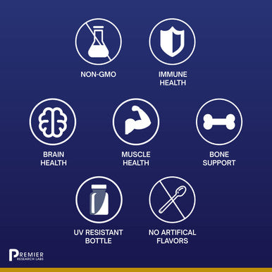 Premier Research Labs Magnesium - Supports Healthy Heart, Bones, Teeth & Ph Balance - Magnesium Lactate Powder - Highly Absorbabl
