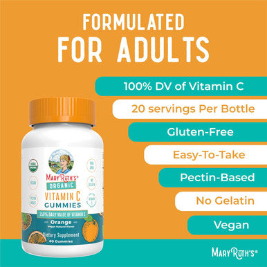 Maryruth Organics Vitamin C Gummies 60 CT