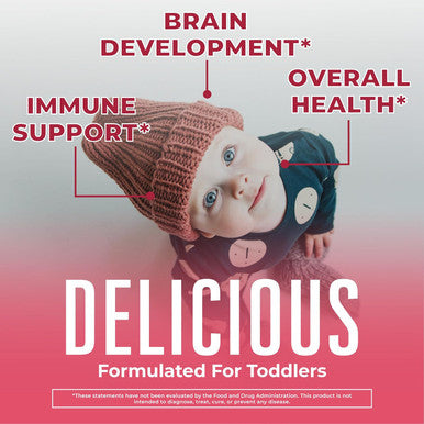 Maryruth Organics CoComelon Toddler Kids Multivitamin with Iron | Immune Support | Toddler Vitamins | USDA Organic | Sugar | Multivitamin Liquid Drops for Kids Ages 1-3 | Vegan | 1 Fl Oz