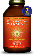 HealthForce SuperFoods Truly Natural Vitamin C - 400 Grams - Pack of 2 - Whole Food Vitamin C Complex from Acerola Cherry Powder - Immune Support - Vegan & Gluten Free - 134 Total Servings