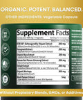 Ksm-66 Ashwagandha And Maca Root With Fenugreek, Ginseng, Shilajit, Organic Moringa & Black Pepper For Mood And Stress Support - Natural Energy Supplements For Women And Men 60 Ashwagandha Capsules