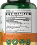 Carlyle Turmeric Curcumin With Black Pepper 3000Mg | 90 Powder Capsules | Complex Supplement With Bioperine | Non-Gmo, Gluten