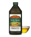 Pompeian Smooth Extra Virgin Olive Oil, Contains Polyphenols, First Cold Pressed, 68 Fl Oz