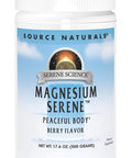 Source Naturals Serene Science Magnesium Serene, Peaceful Body - Berry Flavored - 17.6 Ounces