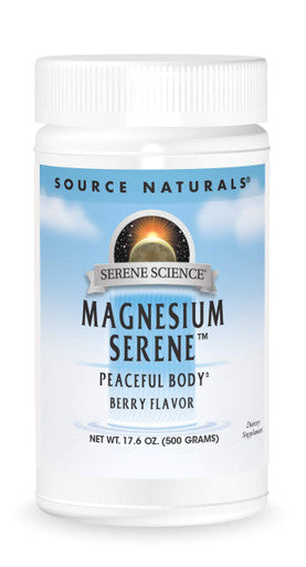 Source Naturals Serene Science Magnesium Serene, Peaceful Body - Berry Flavored - 17.6 Ounces