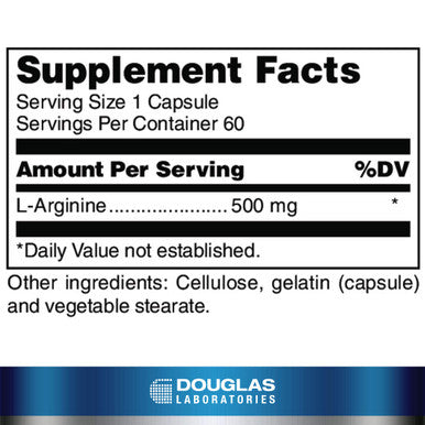 Douglas Labs L-Arginine 500 mg 60 caps