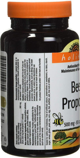 Holista Bee Propolis, Capsule 500 mg 80 Count