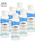 GelRite Instant Hand Sanitizer Gel 4 Ounce Travel Size 6 Pack Rinse Free Waterless Moisturizing Formula Vitamin E Enriched 65 Alcohol No Sticky Residue Instant Germ Eliminator