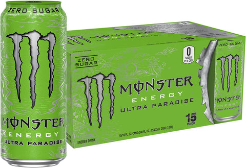 Monster Energy Ultra Strawberry Dreams, Sugar Free Energy Drink, 16 Ounce | Pack of 15
