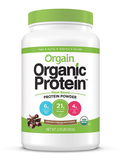 Orgain Bundle Chocolate Protein Powder and Chocolate Protein Superfoods Powder Vegan Made without Dairy Gluten and Soy NonGMO