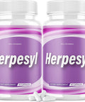 2 Pack Herpesyl Pills Capsules Supplement Tablets Purple Bottle 120 Capsules
