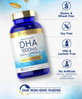 Carlyle Dha Supplement 1000Mg | 180 Softgels | 1240Mg Omega-3 | Non-Gmo, Gluten Free