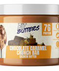 Fit Butters Birthday Cake Cashew Almond Butter Spread - Added Protein and Coconut Oil, Low Carb, Low Sugar, Gluten Free, Complete Protein Dessert Flavored Nut Butter