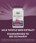 Nature'S Way Standardized Milk Thistle, Liver Function Support*, 60 Vegan Capsules