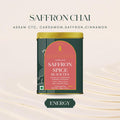 Luxmi Estates Saffron Chai | 100 gm | Signature India collection | Assam CTC Tea | Black tea collection | Saffron chai Organic Strong tea | Antioxidants | Assam Valley tea | Kashmiri Saffron Cinnamon Natural Cardamom Extract