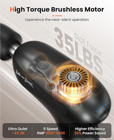Bob And Brad Massage Gun, Uni Mini Massage Gun Deep Tissue Muscle Massage Gun, 10Mm Amplitude Professional Handheld Percussion Massage Gun, Gifts For Women Men Mom Dad, Fsa And Hsa Eligible