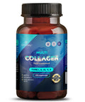 CEVAVITAL Multi Collagen Capsules for Women Men Type I II III V & X Hydrolyzed Collagen Peptides with Vitamin C and Hyaluronic Acid Bovine and Marine Collagen Supplement 120 Capsules