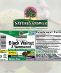 Nature'S Answer Natures Answer Black Walnut and Wormwood 1 oz 30mL 2000mg. Extract Liquidpromotes digestionVegetable Glycerin And Purified Water