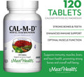 Maxi Health Calcium with Vitamin D3 K2 and Magnesium - Overall Health Supplement for Strong Bones and Teeth Muscle Function Immune Support - Vitamin D Vitamin K Enhanced Absorption for Women & Men 120 Tablets