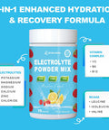 Electrolytes Powder No Sugar, Keto Hydration Electrolyte Drink Mix Supplement For Energy, Muscle Function - Enhanced With Himalayan Salt +Bcaas +Vitamins, Non-Gmo (Raspberry Lemonade, 75 Servings)