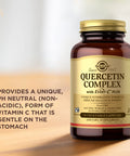 Solgar Quercetin Complex With Ester C Plus 50 Vegetable Capsules Immune Health Support Gentle On The Stomach Vitamin C Non Gmo Vegan Gluten Free Kosher 25 Servings