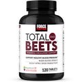 Force Factor Total Beets Pressure Support Supplement with s and Grapeseed Extract to Boost Nitric Oxide, Circulatory and Cardiovascular Vasodilator Heart Health Vitamins, 120 Count