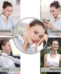Cbdywvr Vitality Magic Pro 2.0 Neck Massager2025 Upgraded 4-Head Magic Pro 2.0 Neck MassageWith 6 Vibration Modes & 15 Intensity LevelsPromote Muscle Relaxation (White)