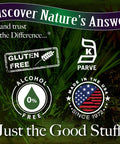 Nature'S Answer Alcohol- Stevia Leaf Liquid Extract Drops 2-Fluid Oz Gluten and Alcohol Standardized Stevia Drops | Natural Sweetener | Diabetic Friendly | Keto Friendly