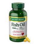 Nature's Bounty Fish Oil Omega 3 Supplements - Supports Heart Health 1200 Mg Fish Oil Omega-3 200 Softgels