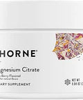 Thorne Magnesium Citrate Supports Healthy Muscle and Urinary Tract Function Heart Health Bone Health and Occasional Constipation Relief Citrus Berry Powder ThirdParty 60 Servings