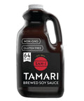 San-J - Gluten Free Tamari Soy Sauce - Specially Brewed - Made with 100% Soy - 64 oz. Container
