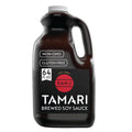 San-J - Gluten Free Tamari Soy Sauce with 28% Less Sodium - Specially Brewed - Made with 100% Soy - 20 oz. Bottle