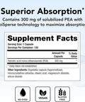 Theralogix Canabrex Palmitoylethanolamide (Pea) Supplement - 60-Day Supply - Joint Health Supplement for Women & Men - Sleep & Immune Support Supplement - NSF - 120 Capsules