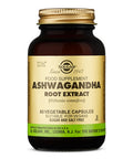 Solgar Ashwagandha Root Extract - 60 Vegetable Capsules - Standardized Full Potency (Sfp) - Non-Gmo Vegan Gluten & Dairy Free Kosher - 60 Servings