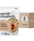Purely Elizabeth Superfood Oatmeal, Original, Vegan Friendly, USDA Certified Organic, Gluten Free & Non-GMO, 10 Ounce (Pack of 6)
