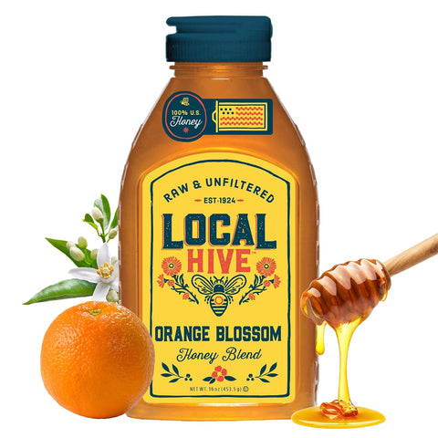 Local Hive Clover Raw & Unfiltered ÃƒÂ¢Ã¢â€šÂ¬Ã¢â‚¬Å“ 16 oz | 100% Pure U.S. Honey | Natural Sweetener Sourced from American Bees & Beekeepers | Premium Clover Flavor | Ideal for Tea, Baking & Cooking