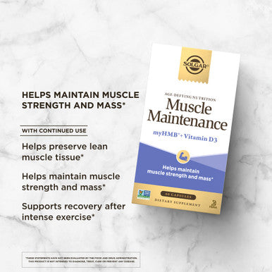 Solgar Muscle Maintenance Age-Defying Nutrition For Men & Women Support Muscle Mass With Hmb ( -Hydroxy methylbutyrate) And 125% Daily Value Of Vitamin D Soy And Gluten Free 20 Servings