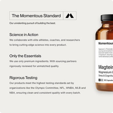 Momentous Magtein Magnesium L-Threonate Magnesium Threonate Supplement For Cognitive Function & Rest Support