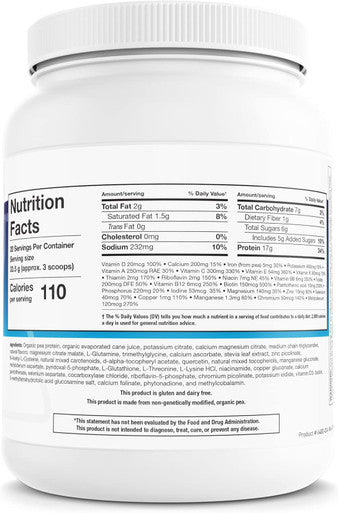 Biotics Research NutriClear Powder. Nutritional Support for Detoxification and Metabolic Clearing. Healthy Body Composition. Glutathione. 17g Organic Pea Medium Chain Triglycerides 24 Oz (670 g)