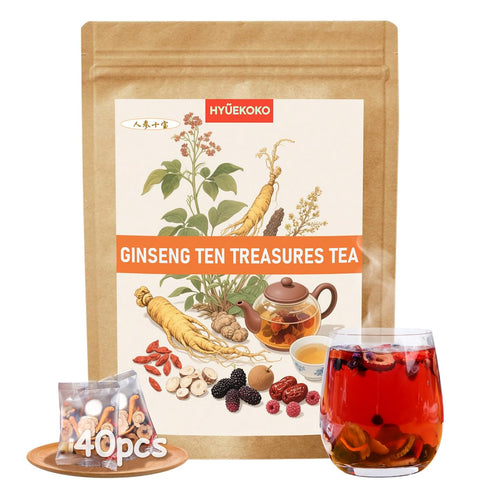 40 Bags Mulberry Leaf Winter Melon & Bitter Melon Peel Tea, Caffeine-Free Natural Ingredients Herbal Tea Bags, Supports Lung Cleanse, No Additives, Daily Enjoyment Tea for Men & Women