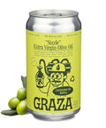 Graza Sizzle Extra Virgin Olive Oil, Cooking Oil - High Polyphenol Peak Harvest EVOO Cooking Oil in a Squeeze Bottle - Single Farm Olives from Spain - 25.3 Fl Oz (750ml) Refill Can
