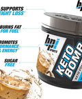 BPI Sports Keto Bomb - Supports Energy, Hydration, and Fat Loss - MCT and Electrolytes - Sugar-Free with Calcium - Caramel Macchiato, 18 Servings